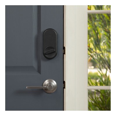 Yale Approach Lock with Wi-Fi Bridge, Black Suede